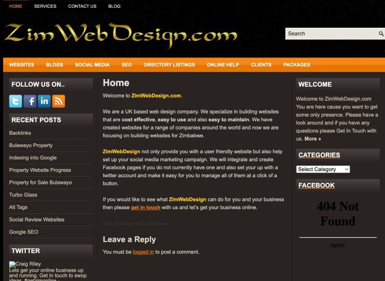 Web Design Zimbabwe